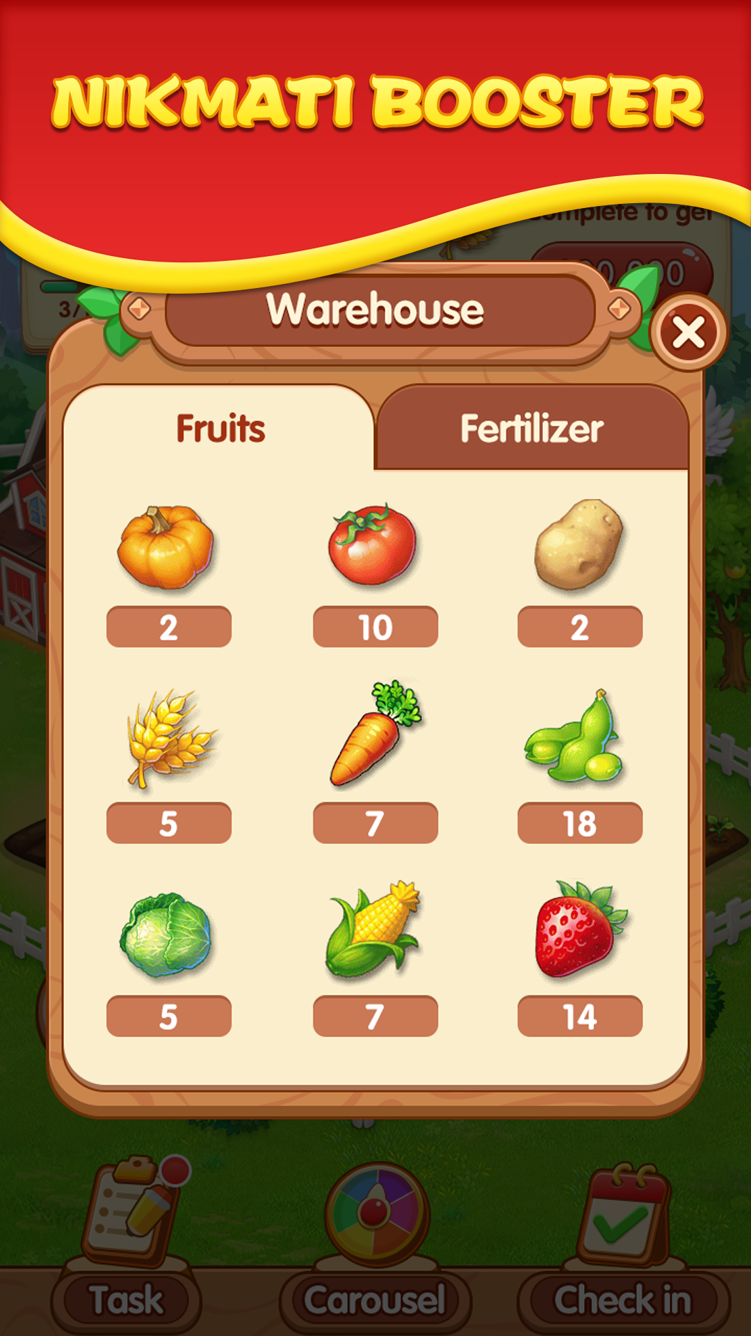 Treasure Farm screenshot 5: colorful farm scene